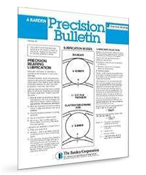 Precision Bearing Lubrication Barden Flyer