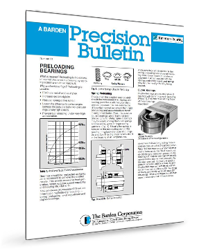 Preloading Bearings