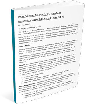 Factors for Successful Spindle Bearing Set Up