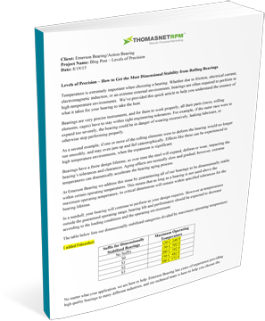 Heat Stabilized Bearings