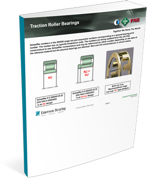 Railway Traction Motor Bearings Info FAG